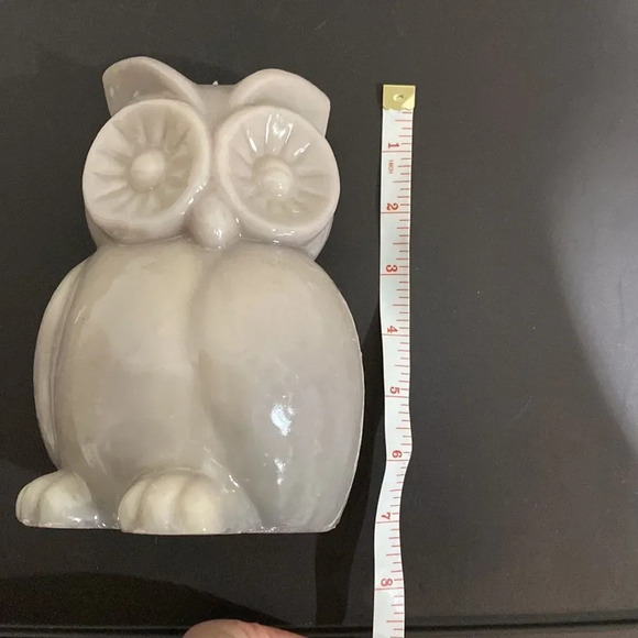 Owl custom made candle - Picture 4 of 4